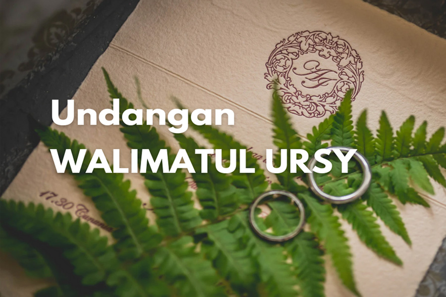 Contoh Undangan Walimatul Ursy