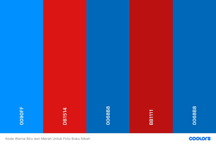 Kode Warna Background Pas Foto Biru Dan Merah Literacy Militer | Images